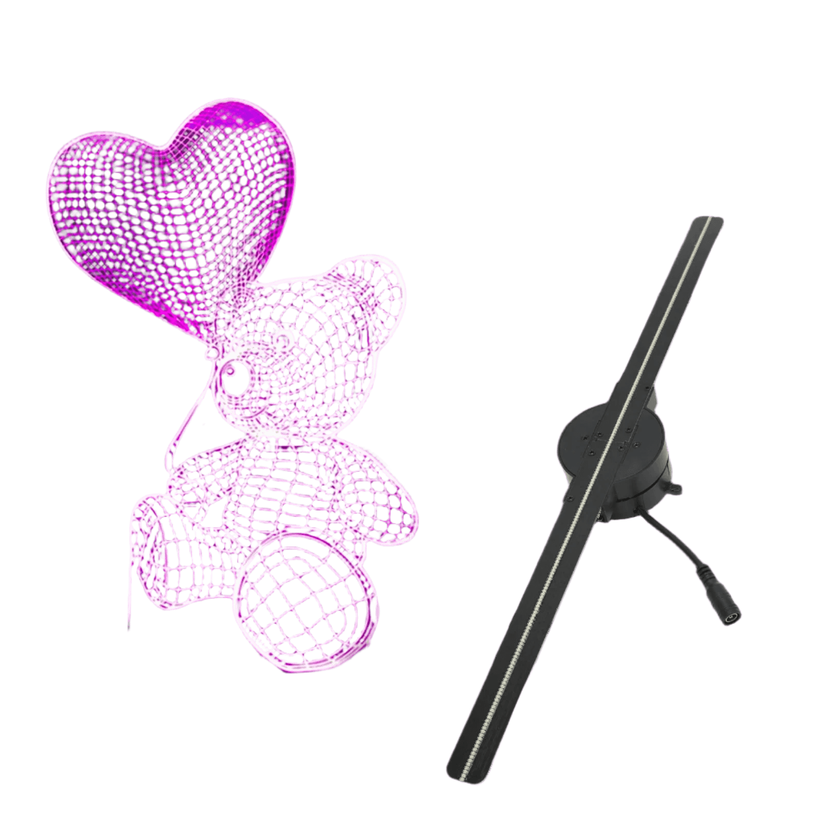 3D Hologram Fan 16.5'' WiFi 3D Projector with 224 LED - TKINGS