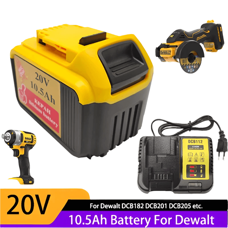 10500mAh Original 20V 10.5Ah Lithium Replacement Battery - TKINGS
