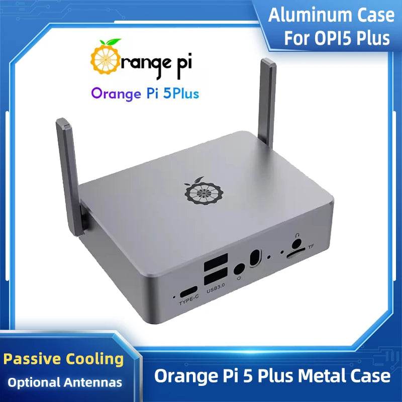 Orange Pi 5 Plus Aluminum Case Metal Shell Passive Cooling - TKINGS