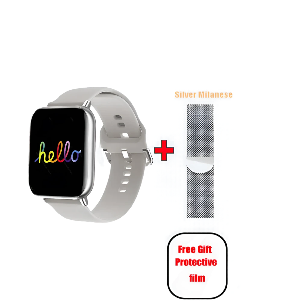 New Hello 3 Mini Smart Watch for Women 1.75inch Bluetooth Call - TKINGS