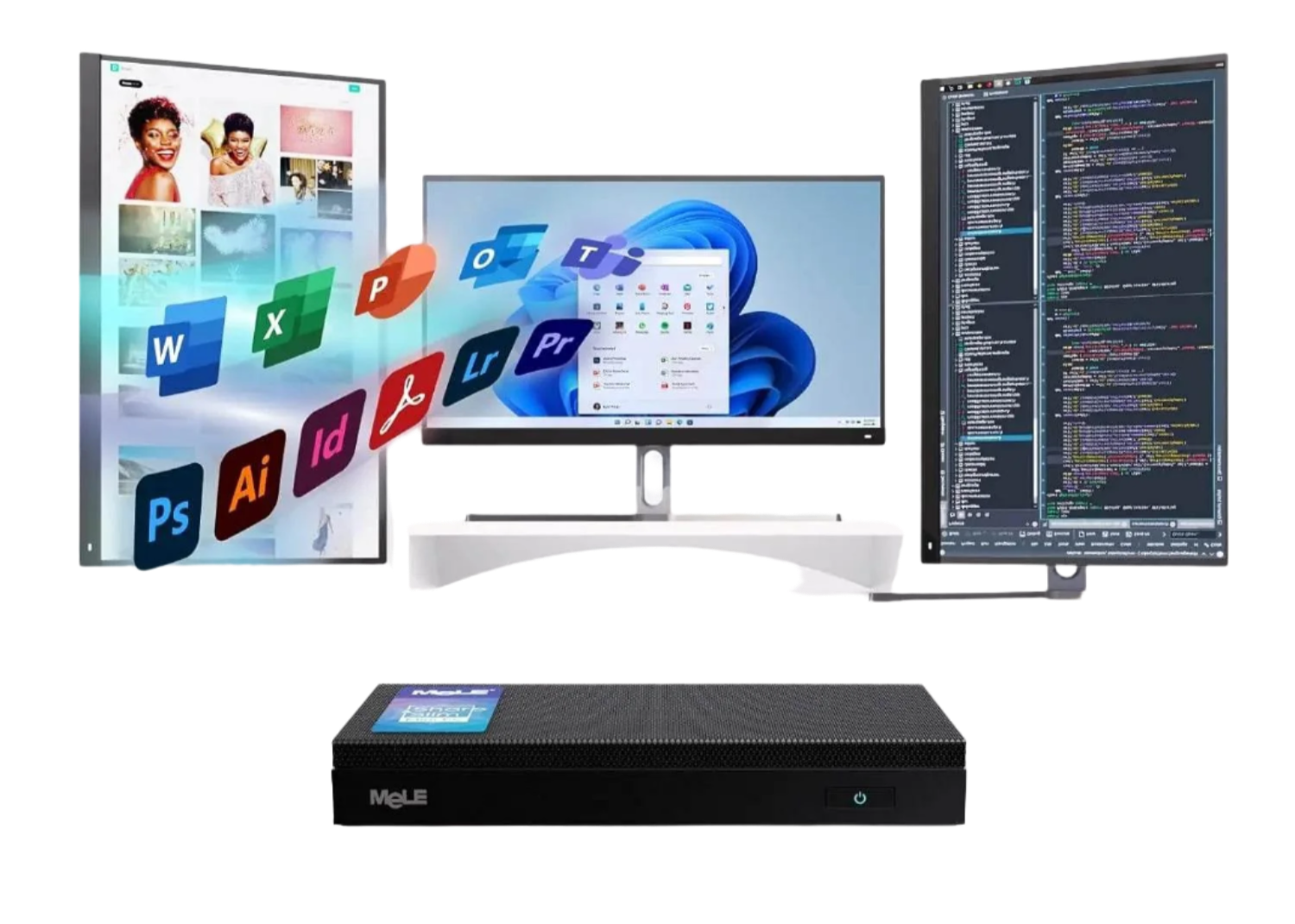 PC 16GB 512GB HDMI USB-C DisplayPort 1.4 WiFi5 BT5.1 Quieter 4C - TKINGS