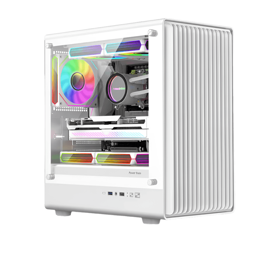 V1 MATX ITX Chassis Desktop Computer Side Transparent Glass - TKINGS