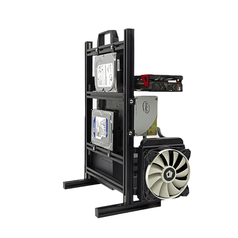 Aluminum Fully Open Case Frame Support ITX / MATX /ATX - TKINGS