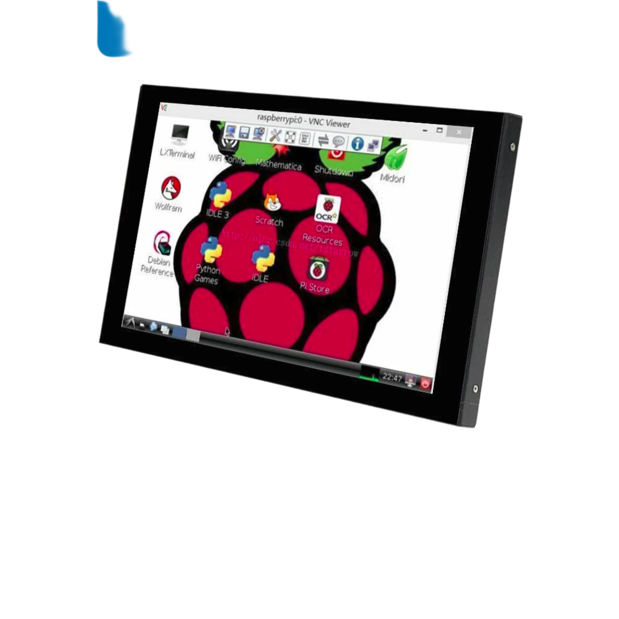 Raspberry Pi 7 Inch NONTouch Screen IPS 1024x600 HD LCD HDMI - TKINGS