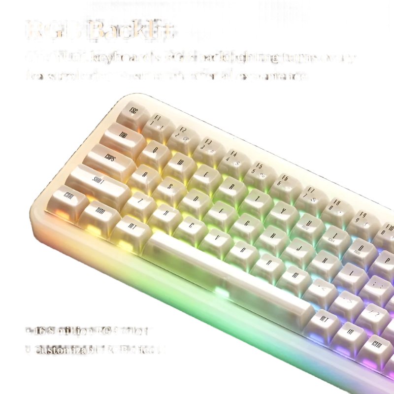 Akko YU01 Resin Mechanical Keyboard VIA 65% RGB Backlit Hot-swaP - TKINGS