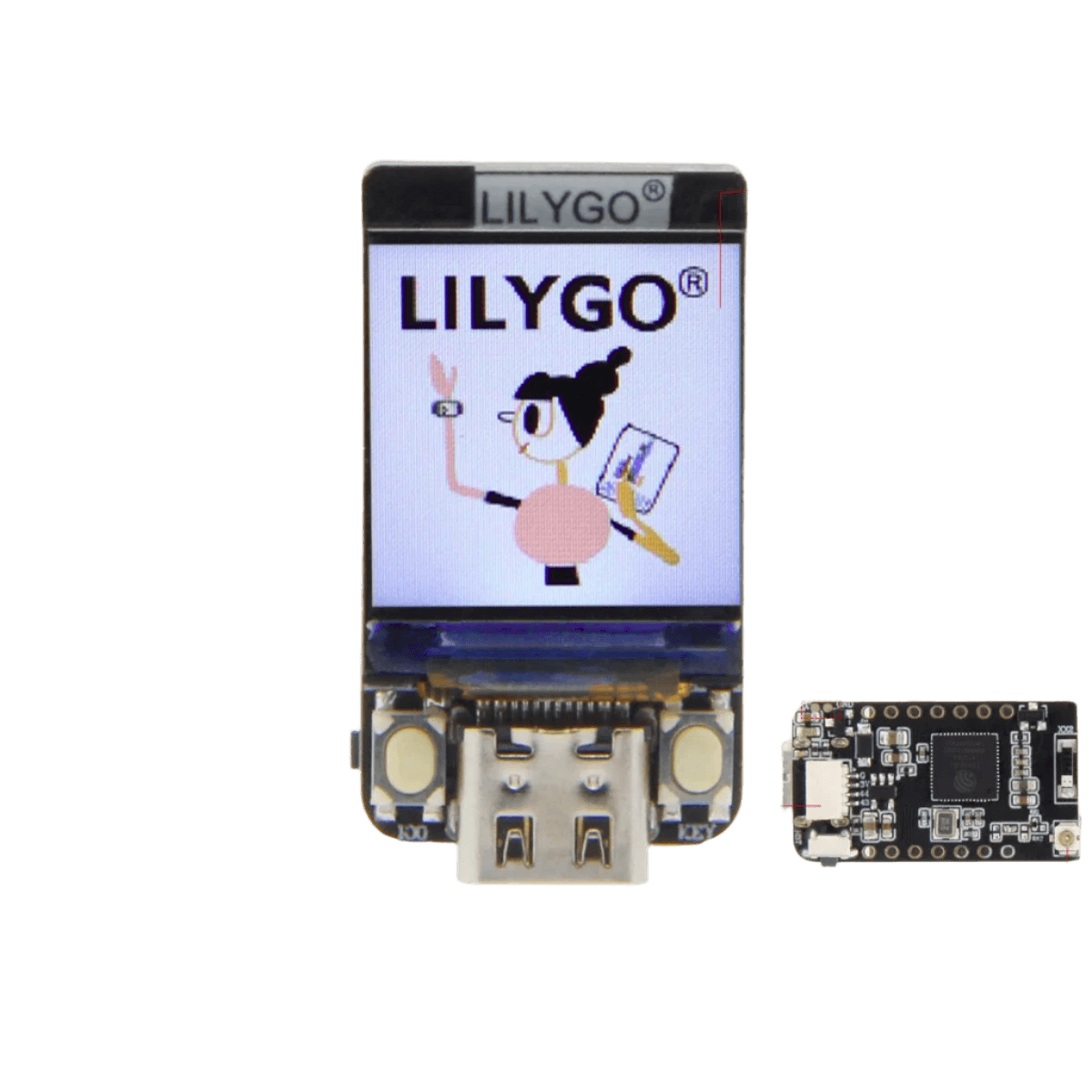 LILYGO® T-QT Pro ESP32-S3 GC9107 0.85 Inch LCD - TKINGS