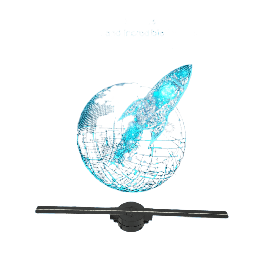 3D Hologram Fan 16.5'' WiFi 3D Projector with 224 LED - TKINGS