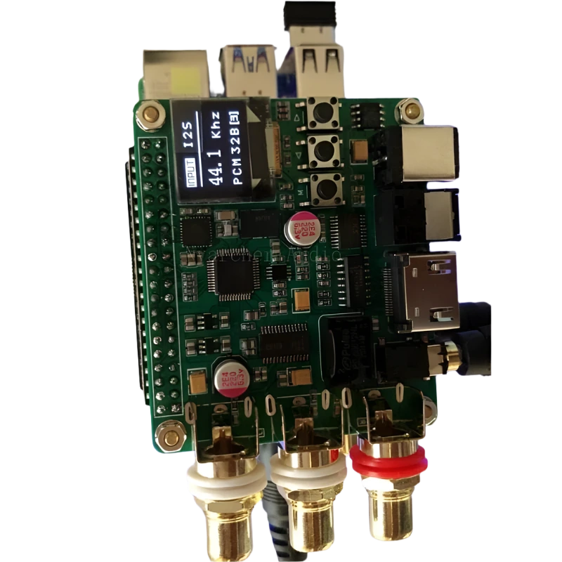 HIFI DAC Decoder Coaxial Fiber Optic I2S Digital Sound Card 384KHz 32Bit - TKINGS