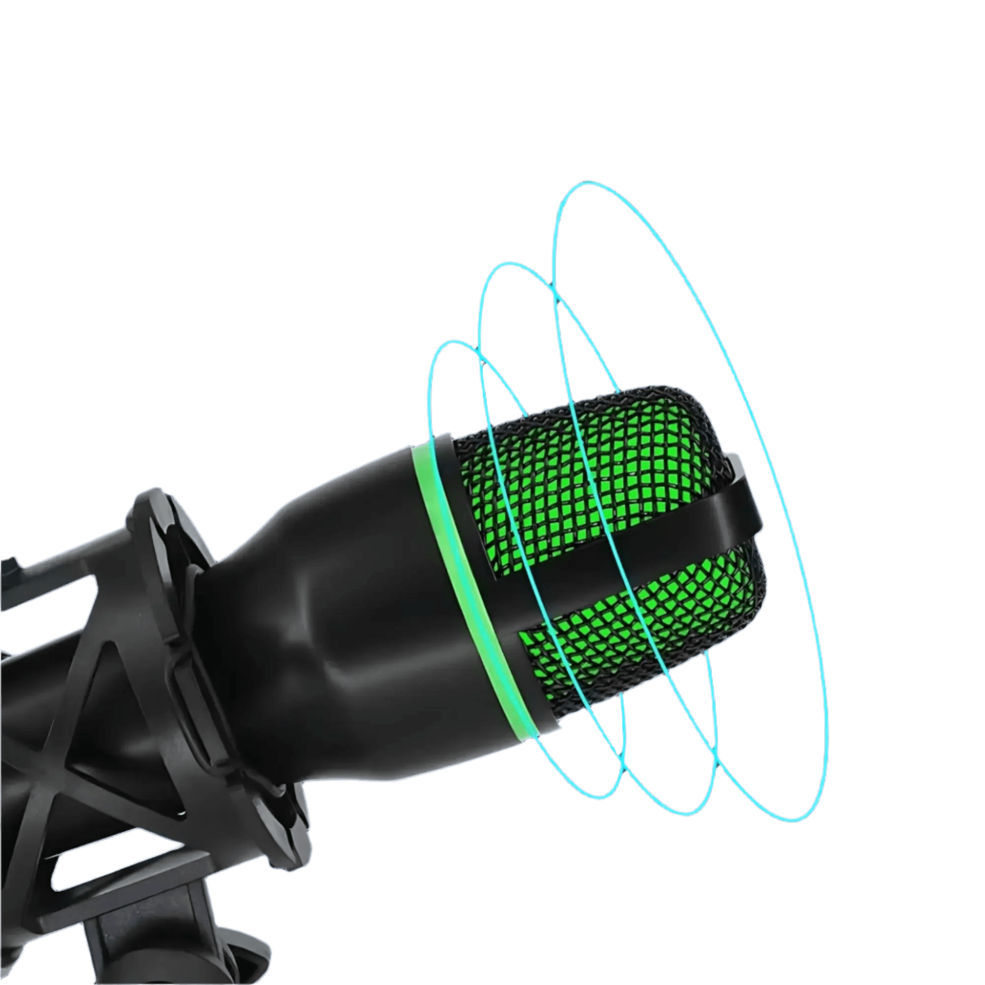 Professional Condenser Microphone RGB Lighting & Tripod Stand - TKINGS