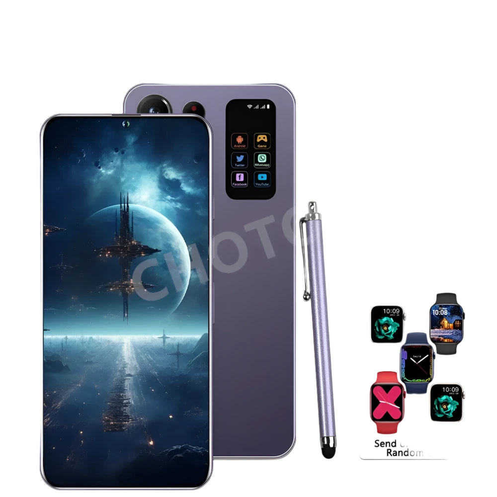 S+ 25 Ultra Global Version Original 7.3HD Mobile Phones 4G 5G Dual Sim - TKINGS