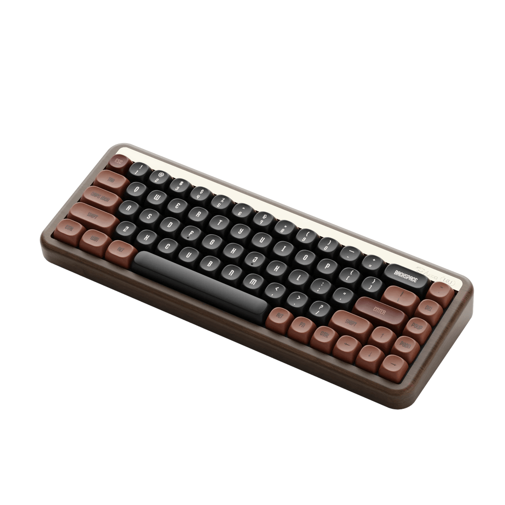 Akko Autumn Wooden Mechanical Keyboard MOA Profile RGB Hot - TKINGS