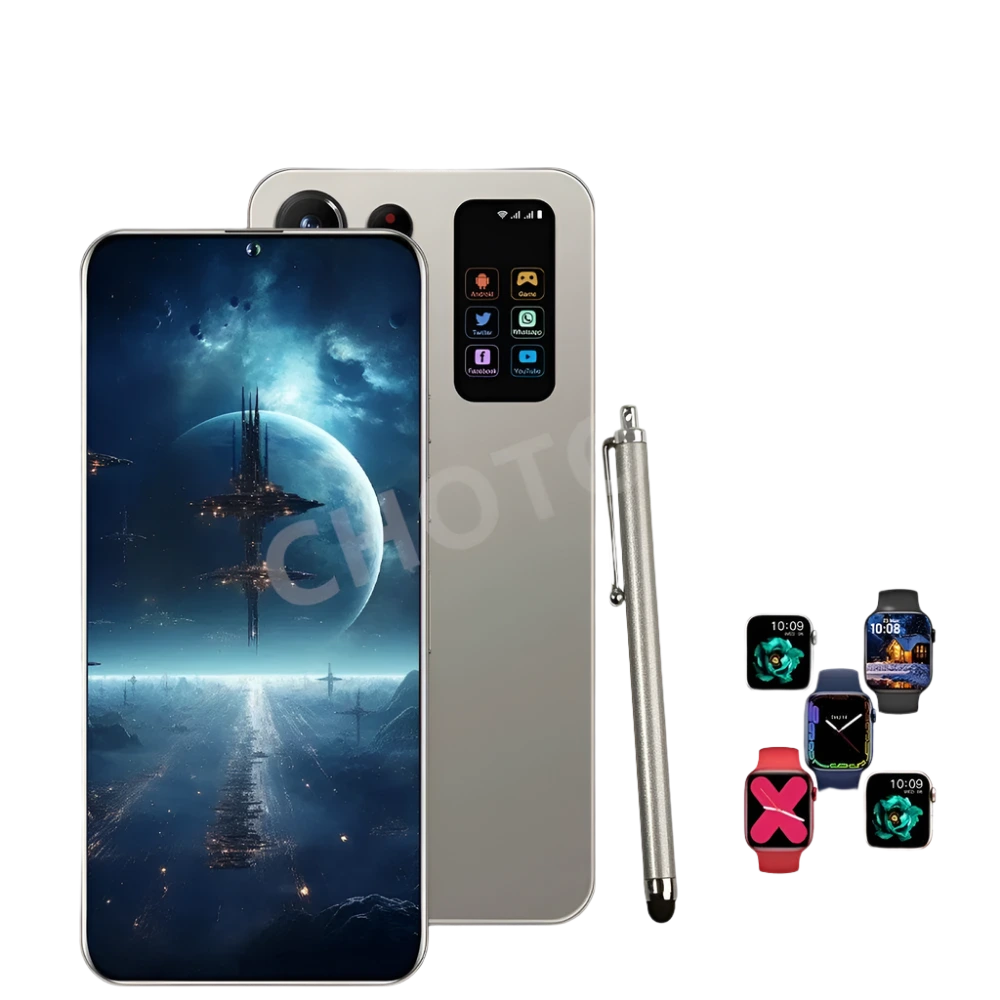 S+ 25 Ultra Global Version Original 7.3HD Mobile Phones 4G 5G Dual Sim - TKINGS