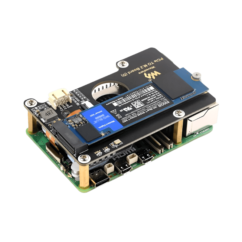 Raspberry Pi 5 PCIe to M.2 NVME Kit 4G 8G 16GB RAM - TKINGS