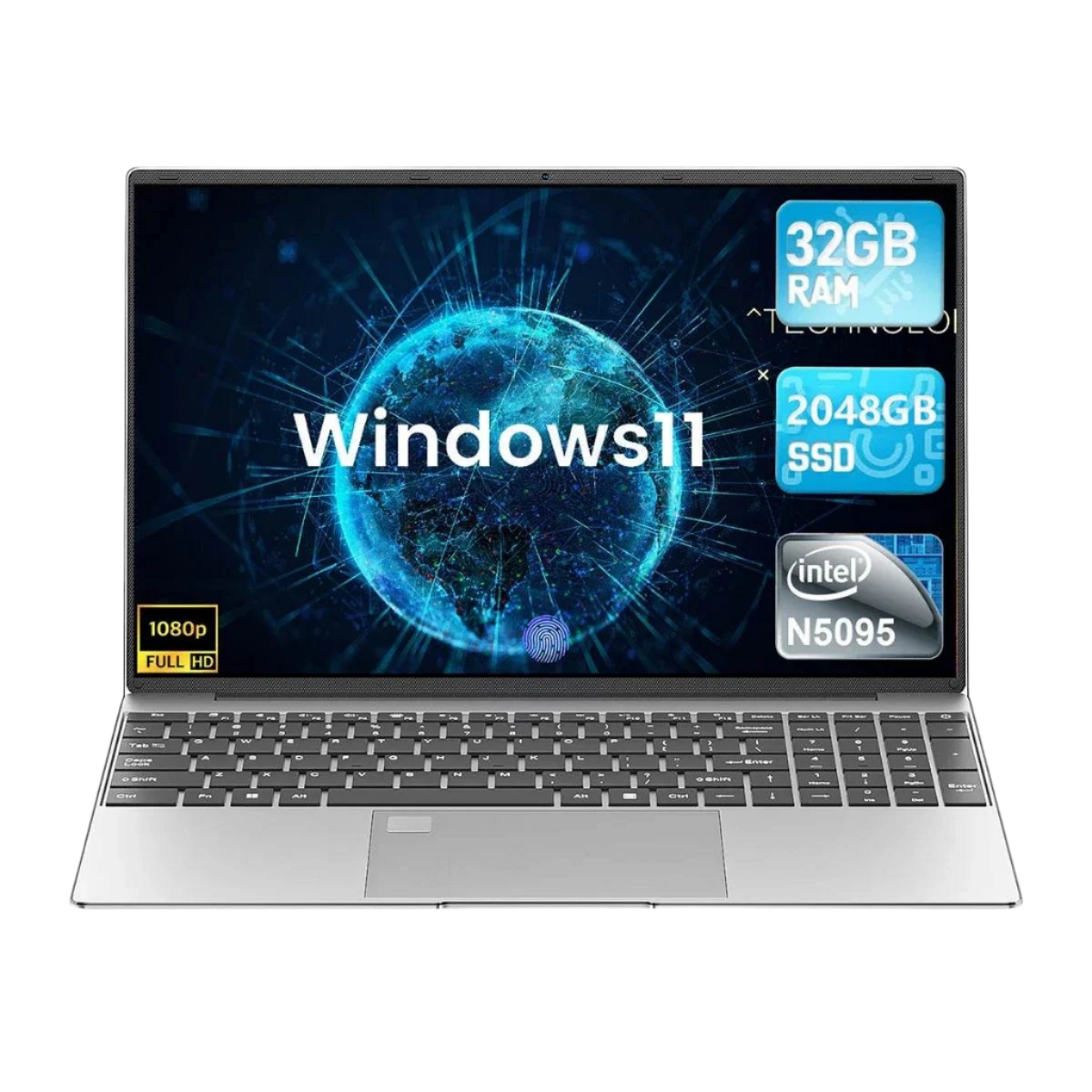 Laptop Intel N5095 32GB Ram DDR4 2TB SSD Fingerprint - TKINGS