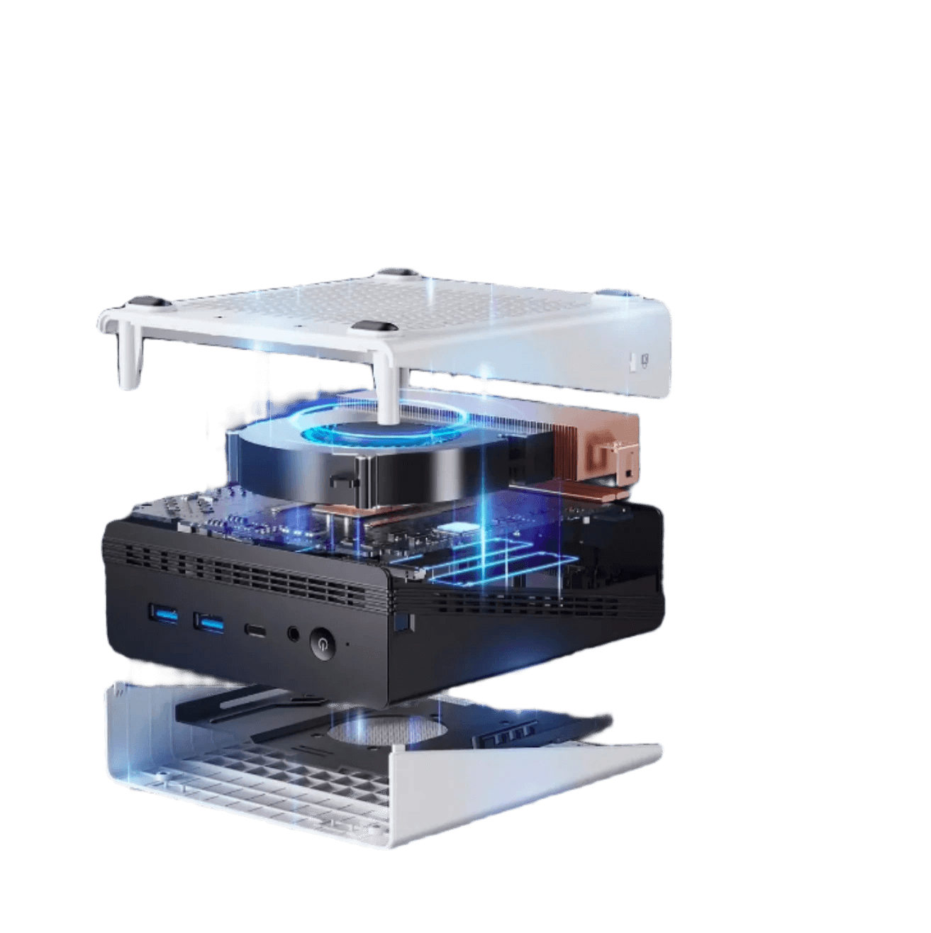 UBox Mini PC AMD Ryzen 5 6600H 16GB DDR5 512GB SSD Windows 11 - TKINGS