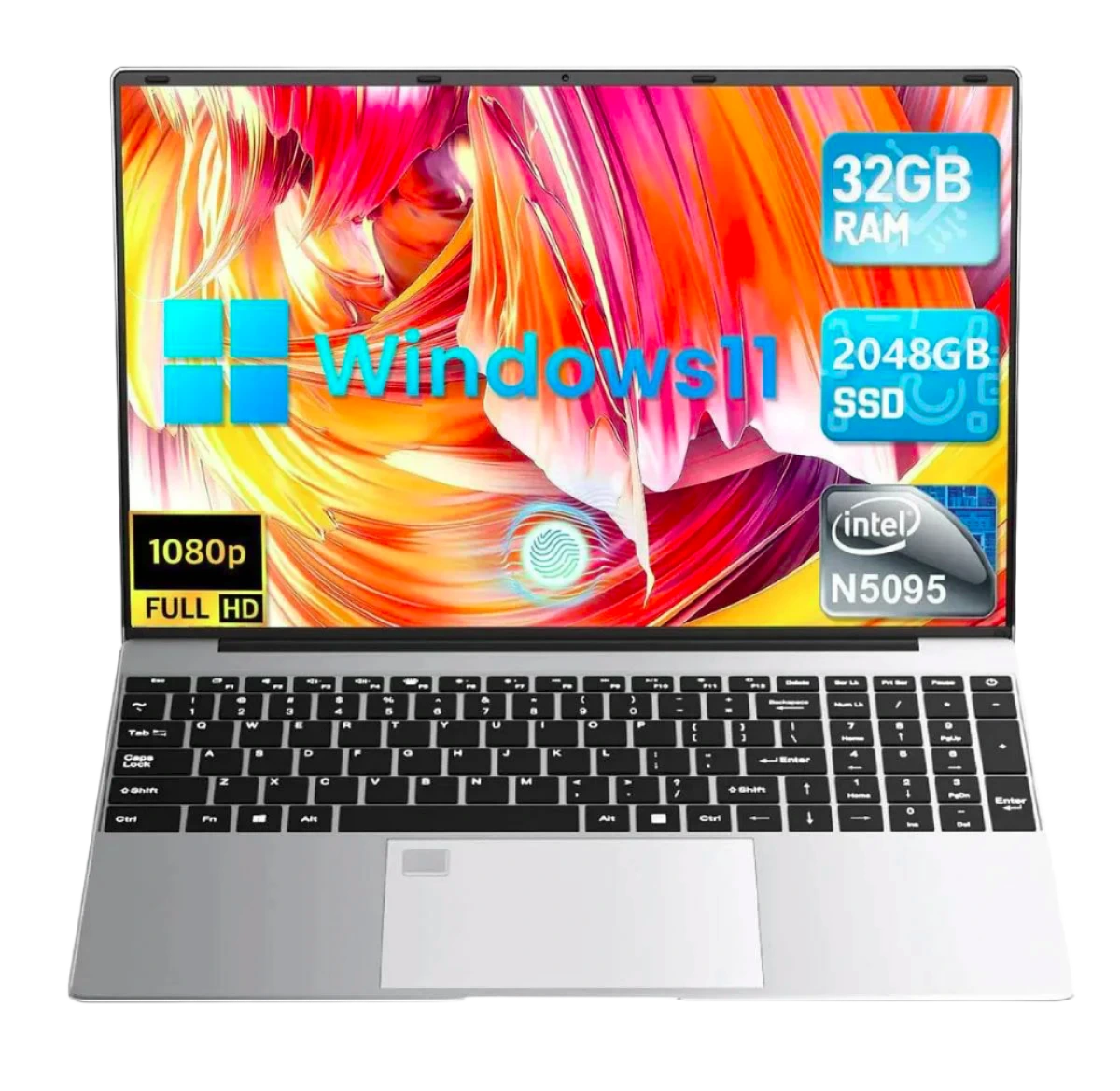 Laptop Intel N5095 32GB Ram DDR4 2TB SSD Fingerprint - TKINGS