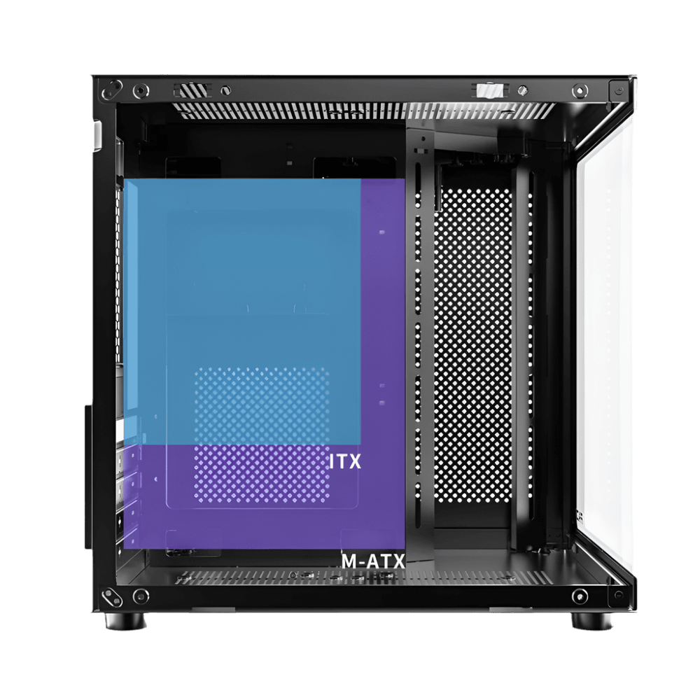 Pc Case Sea view Room M-ATX Desktop Computer Main Chassis - TKINGS