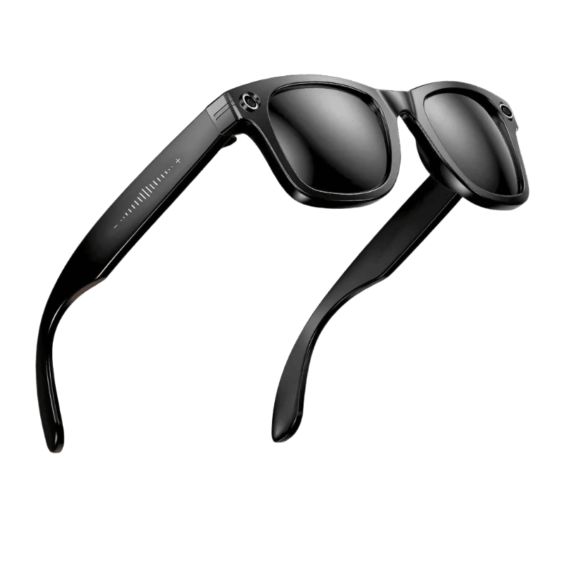 AI Smart Glasses with 8MP Camera Video Recording 100+ Languages Translation - TKINGS
