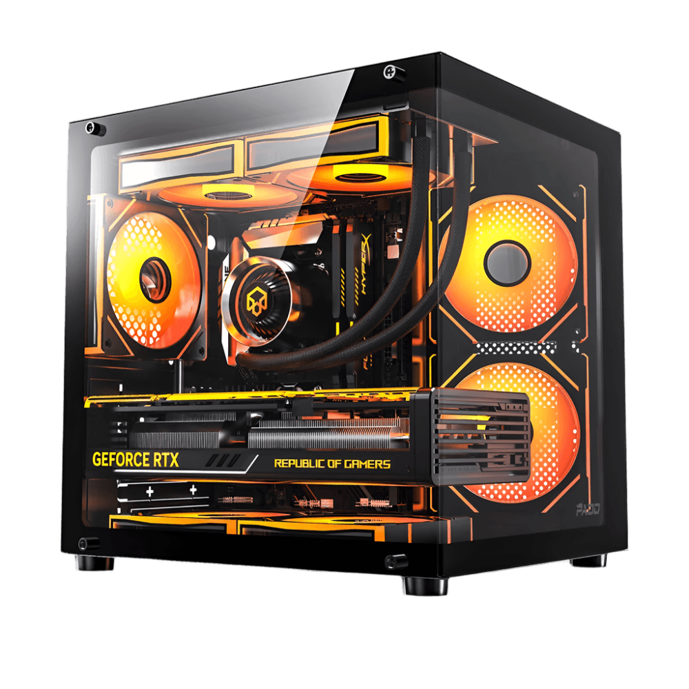 Pc Case Sea view Room M-ATX Desktop Computer Main Chassis - TKINGS