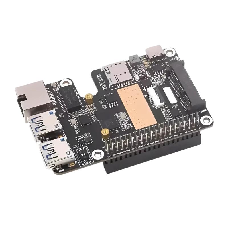 Raspberry Pi 5 PCIE to 4G SIM card Internet communication module - TKINGS