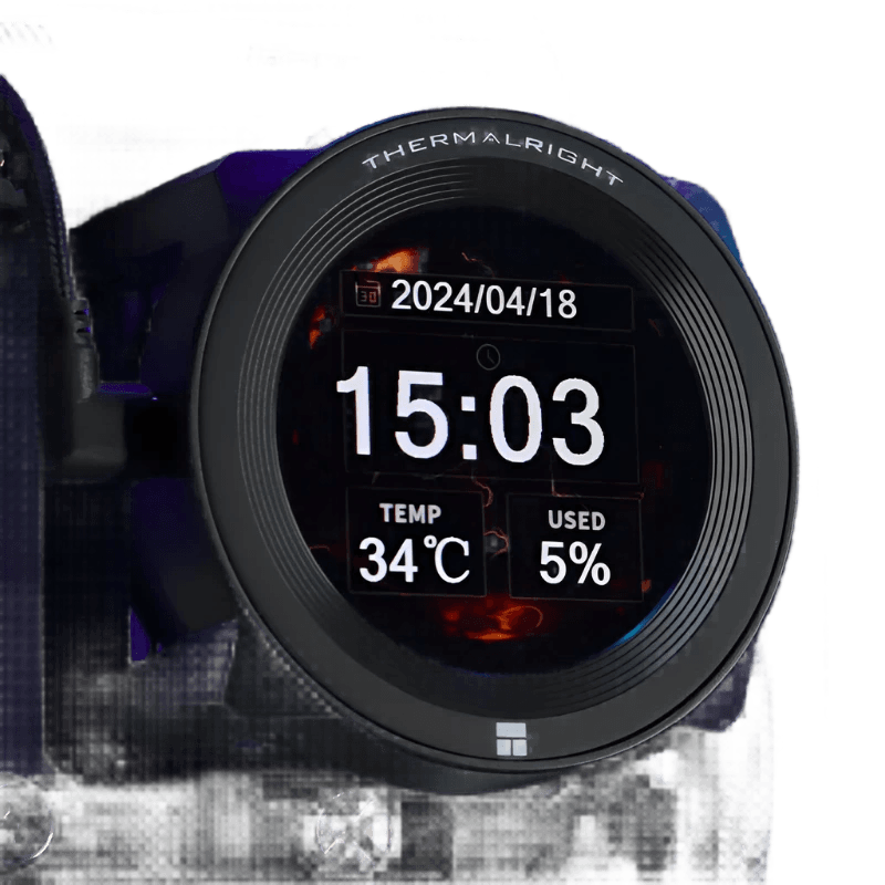 All -in -one water cold radiator CORE VISION 360 ARGB 2.1 - TKINGS