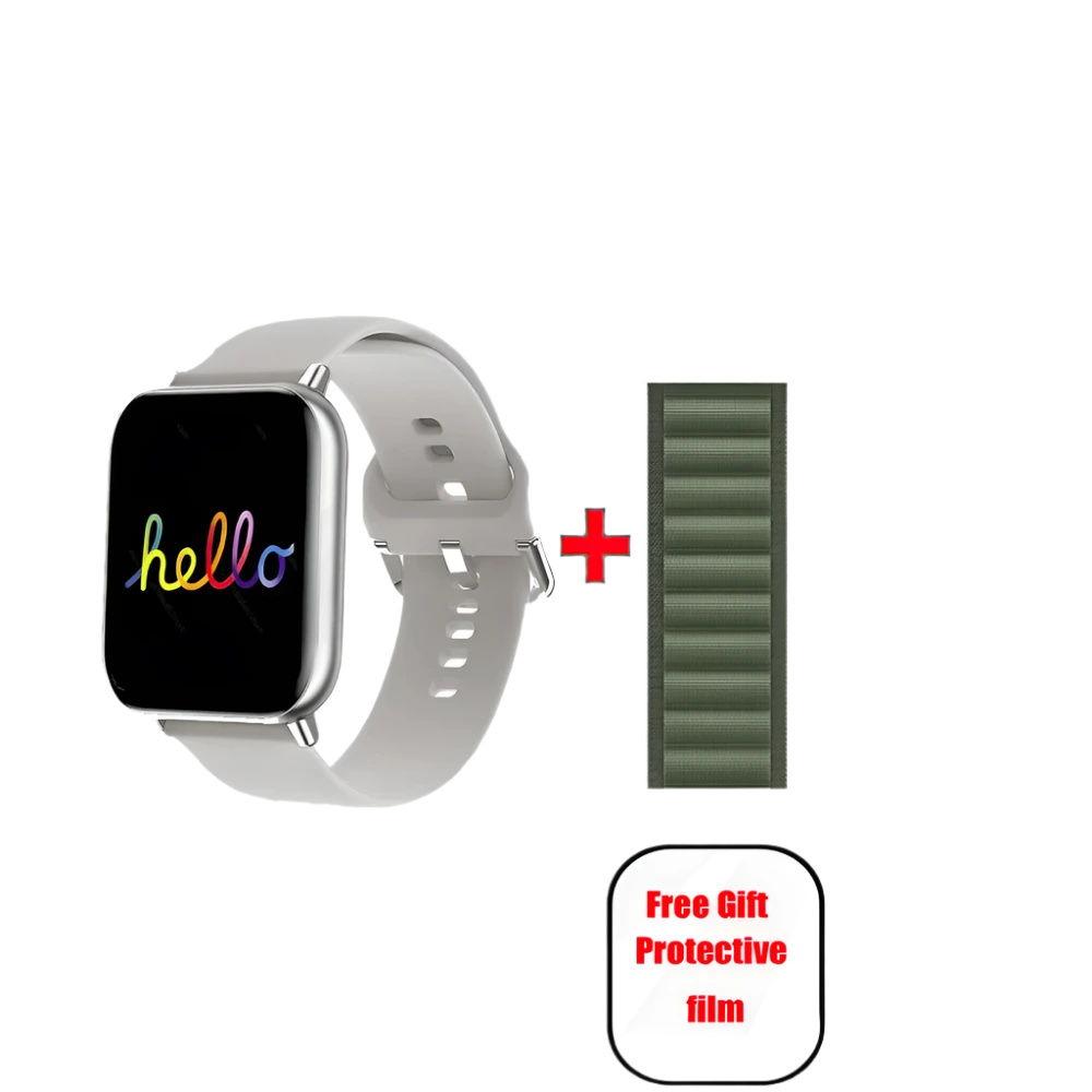 New Hello 3 Mini Smart Watch for Women 1.75inch Bluetooth Call - TKINGS