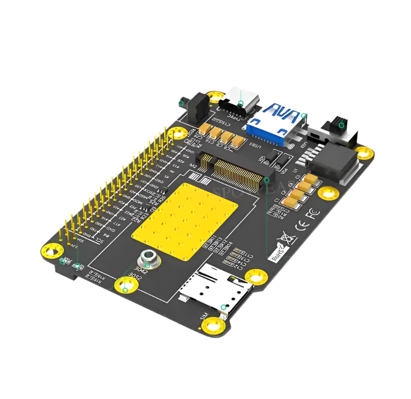Raspberry Pi M.2 4G/5G & LTE HAT GSM/GPRS/EDGE - TKINGS