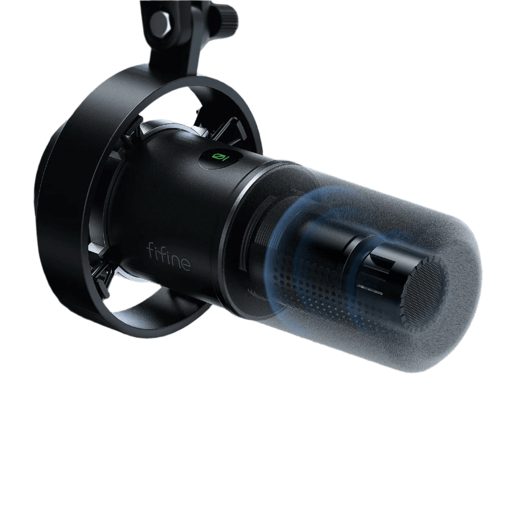XLR Microphone with Shock Mount Touch-mute K688 - TKINGS