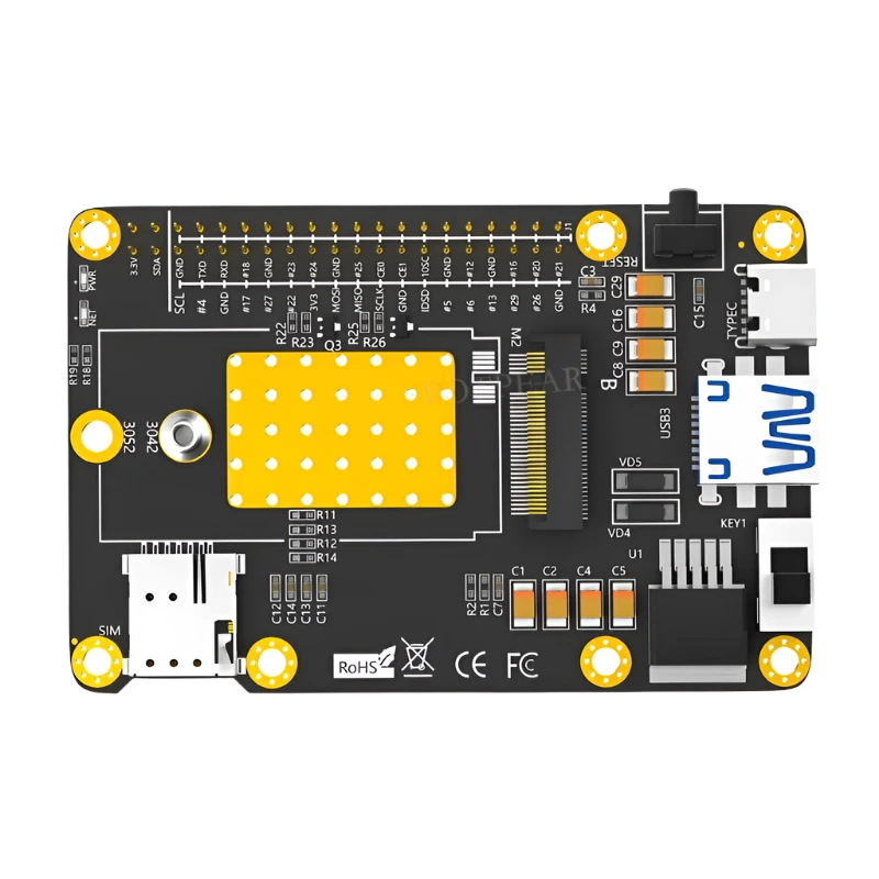 Raspberry Pi M.2 4G/5G & LTE HAT GSM/GPRS/EDGE - TKINGS