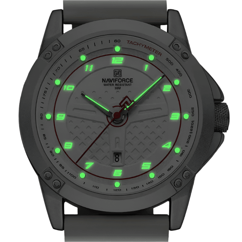 NAVIFORCE Watch Silicone Band Military Sports Waterproof Quartz - TKINGS