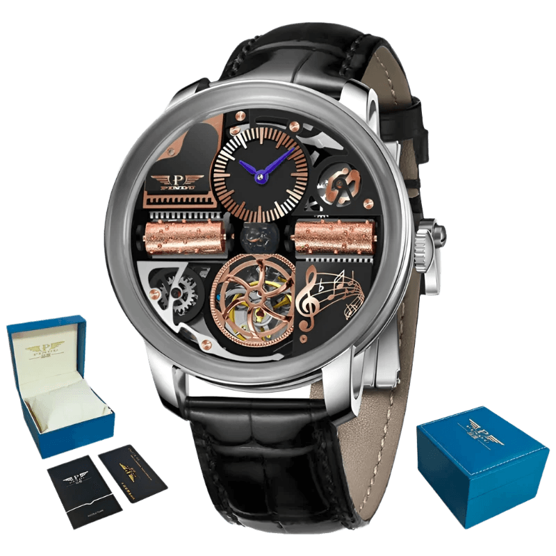 Mechanical Watch Godfather Classic Series 45.5MM Wristwatches Men M2791B - TKINGS