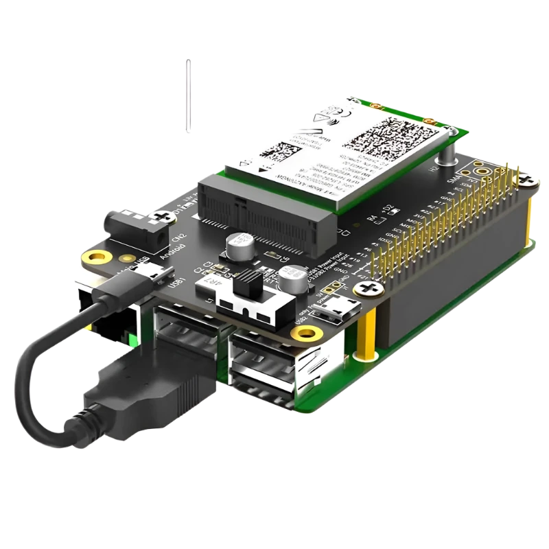 Raspberry Pi 3G/4G/LTE HAT Mini PCIe Expansion module - TKINGS