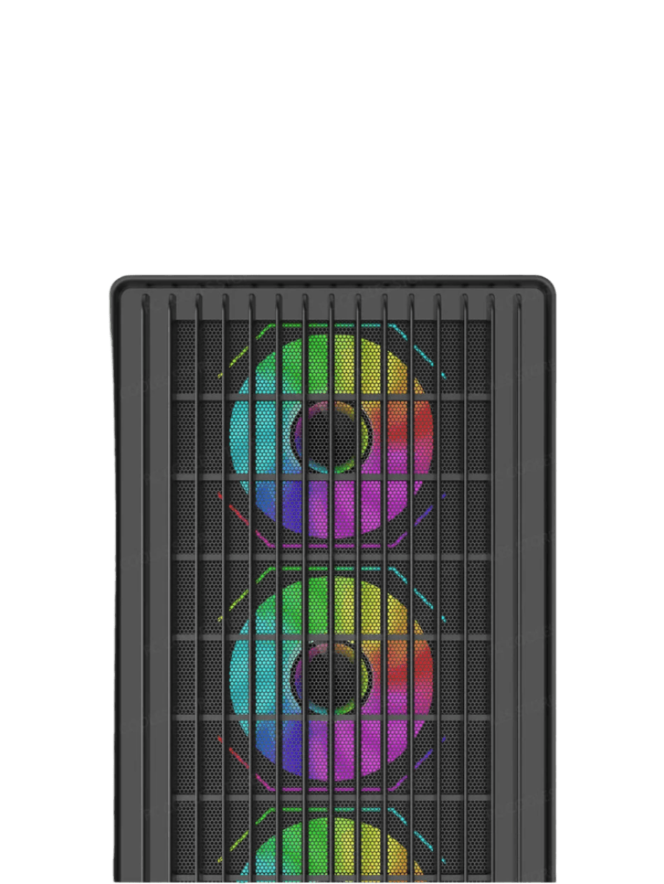 V1 MATX ITX Chassis Desktop Computer Side Transparent Glass - TKINGS