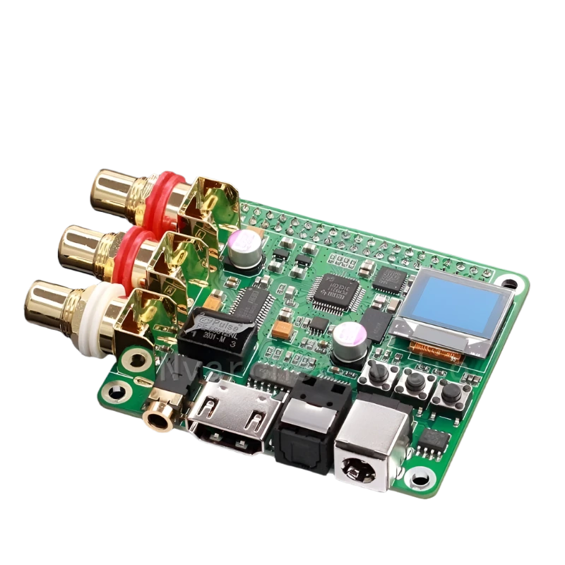 HIFI DAC Decoder Coaxial Fiber Optic I2S Digital Sound Card 384KHz 32Bit - TKINGS