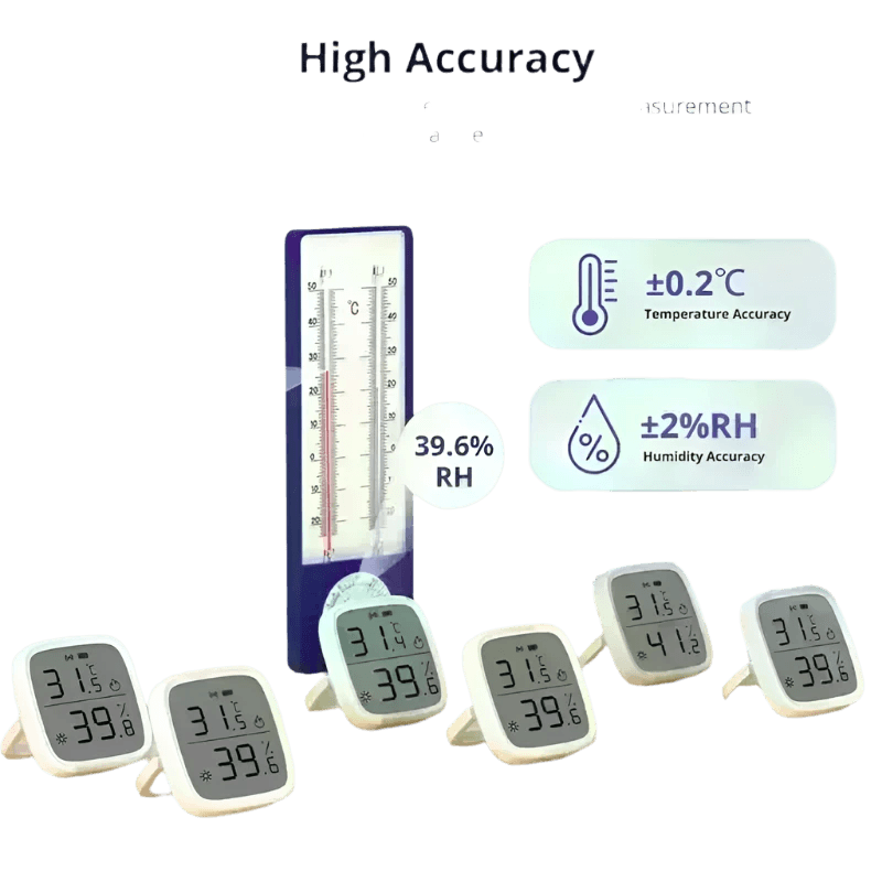Zigbee Temperature Humidity Sensor SNZB-02D with LCD Screen - TKINGS