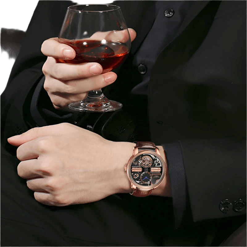 Mechanical Watch Godfather Classic Series 45.5MM Wristwatches Men M2791B - TKINGS