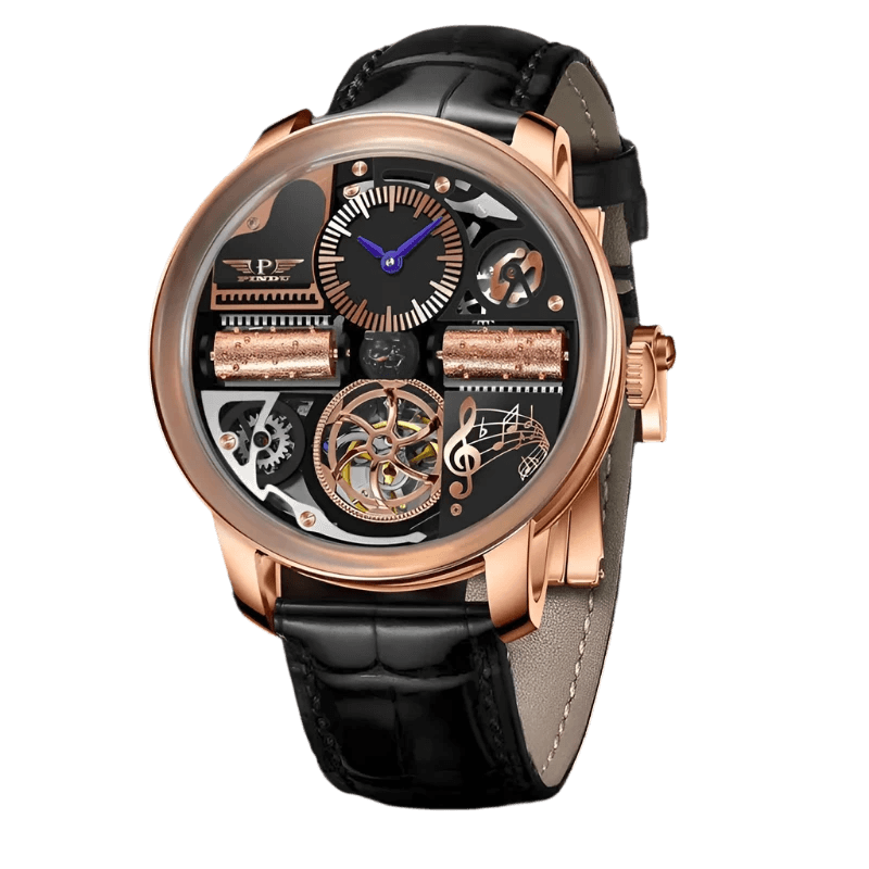 Mechanical Watch Godfather Classic Series 45.5MM Wristwatches Men M2791B - TKINGS
