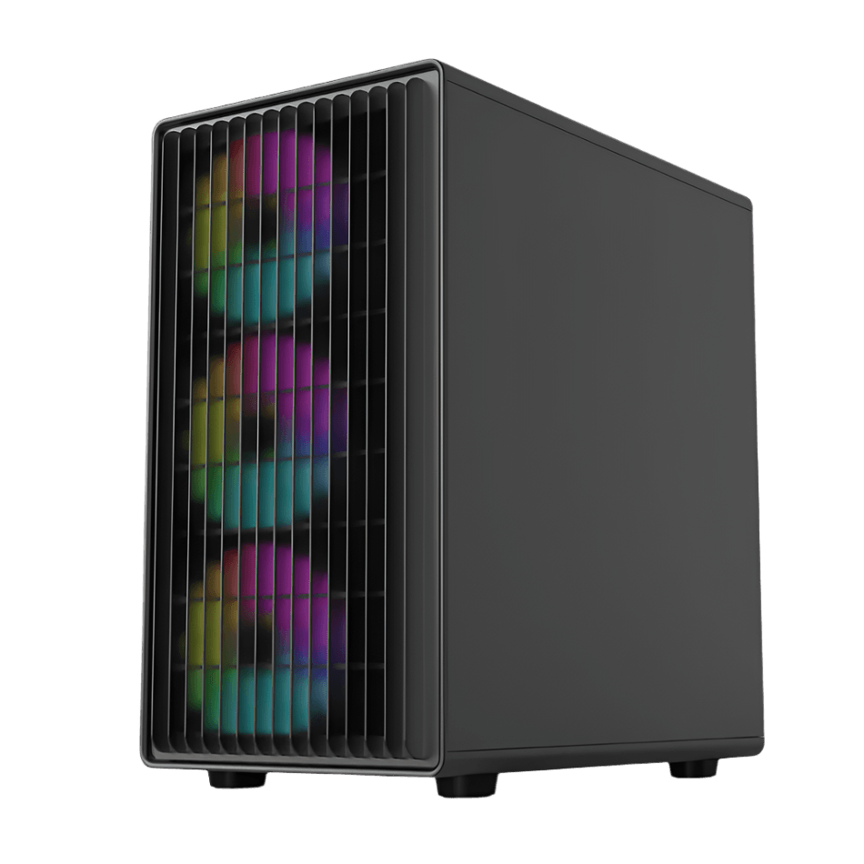 V1 MATX ITX Chassis Desktop Computer Side Transparent Glass - TKINGS