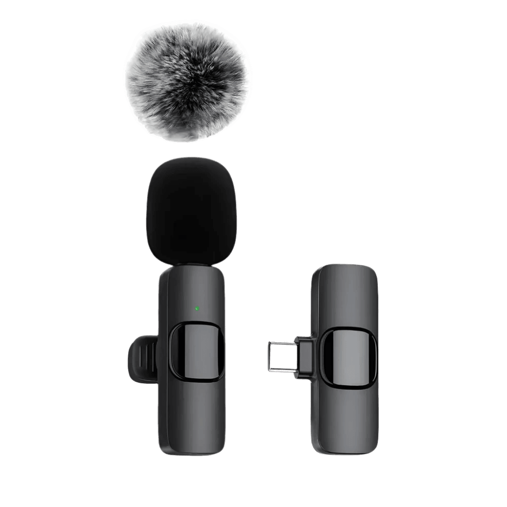 Wireless Lavalier Microphone Audio Video Recording Mini Mic - TKINGS