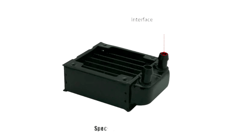 PC Water Cooling Radiator Aluminum For CPU GPU RAM - TKINGS