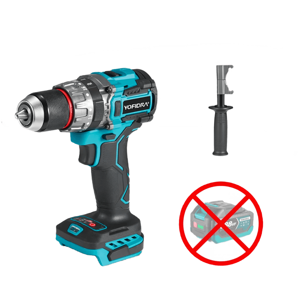 YOFIDRA 700N.M Brushless Electric Impact Drill Cordless Screwdriver - TKINGS