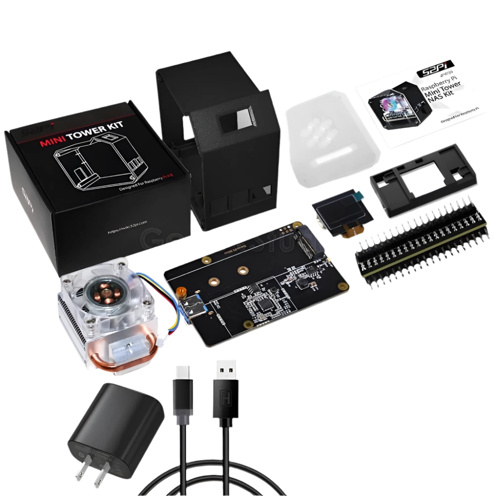 ABS Mini Tower Enlosure Case RGB Programmable Fan - TKINGS