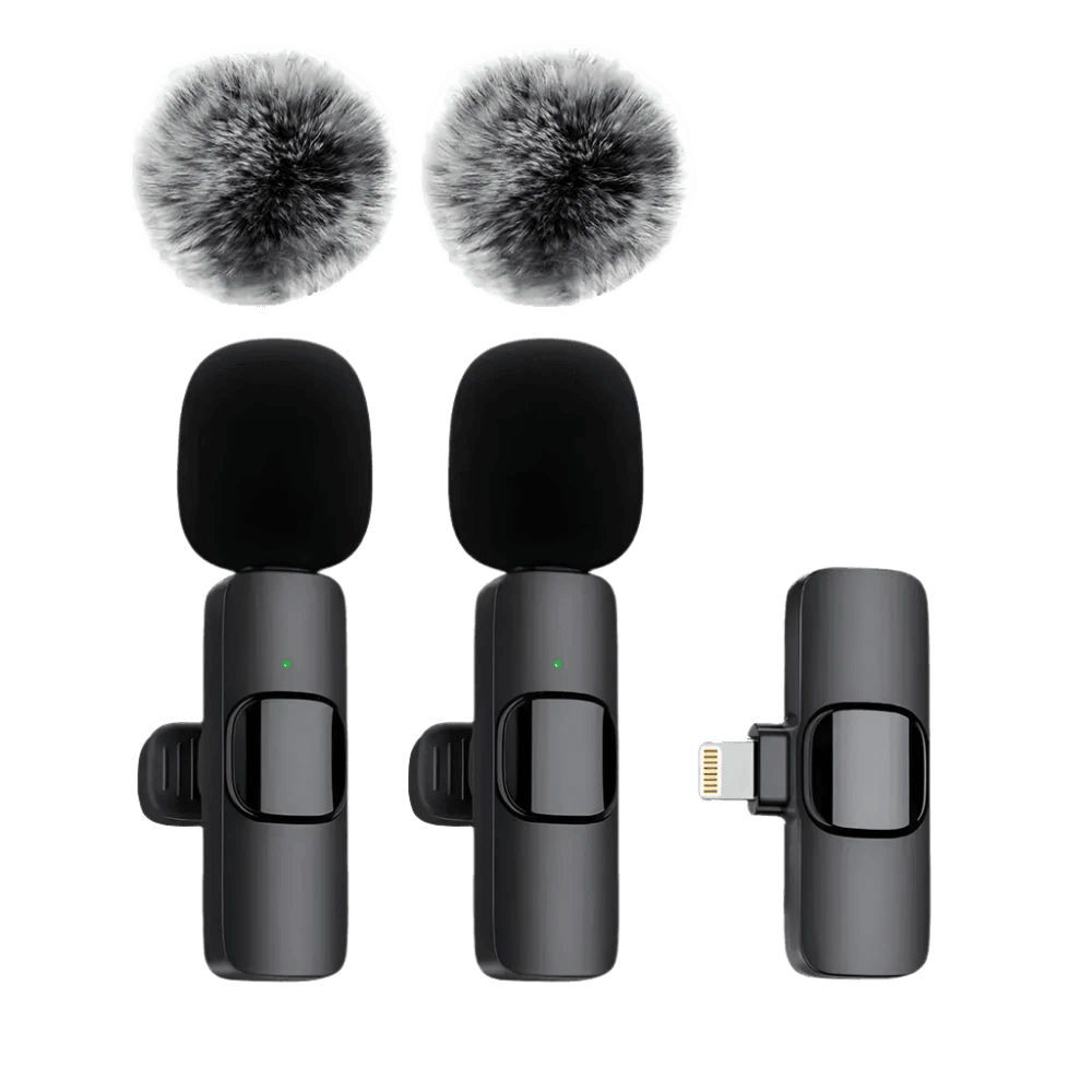 Wireless Lavalier Microphone Audio Video Recording Mini Mic - TKINGS