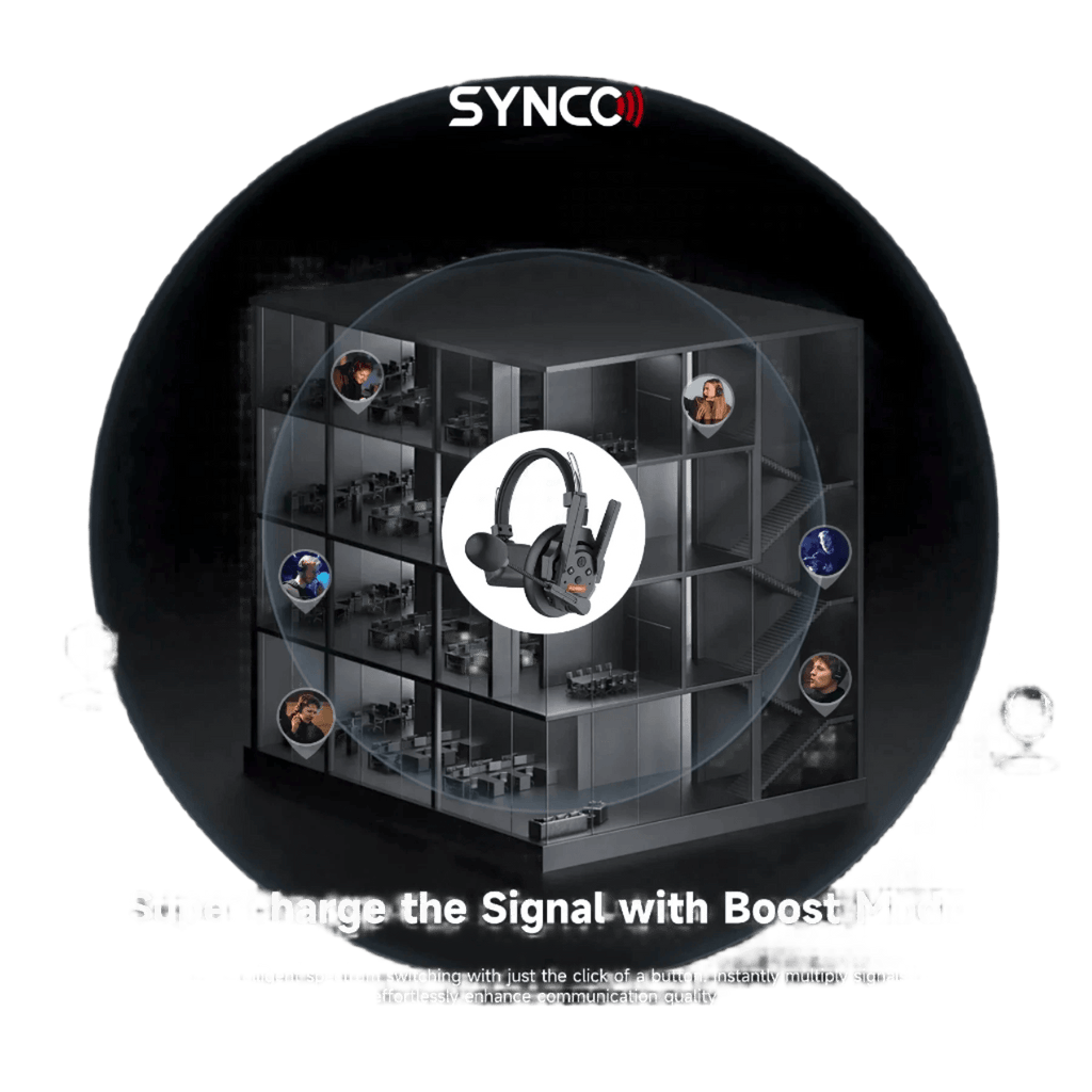 Synco Xtalk Pro X2 X5 Remote Headset Wireless Intercom System 2.4G - TKINGS