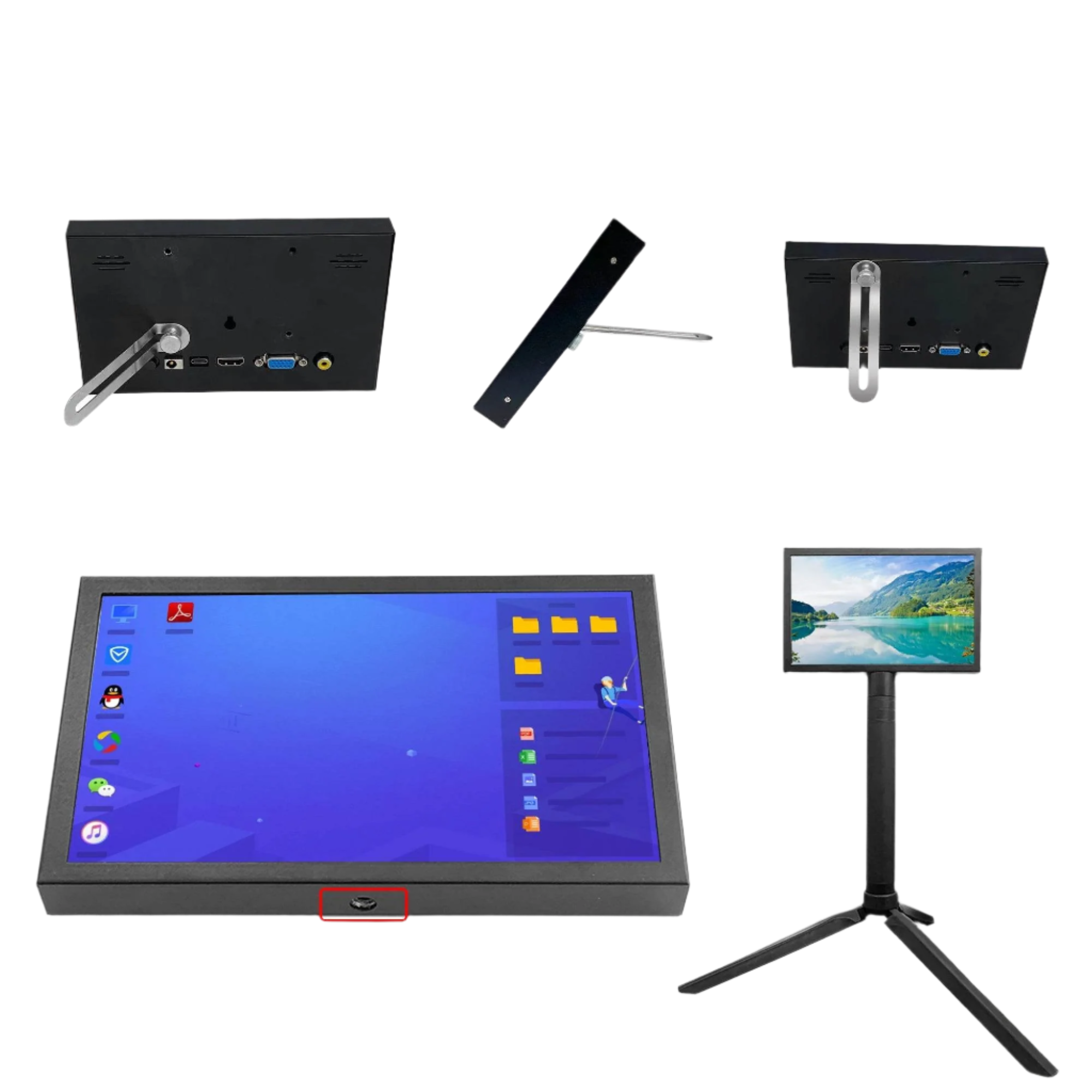 Raspberry Pi 7 Inch NONTouch Screen IPS 1024x600 HD LCD HDMI - TKINGS