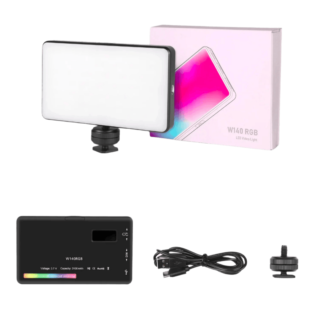 RGB Video Light 2500-9000K LED Camera Light 3100mAh - TKINGS