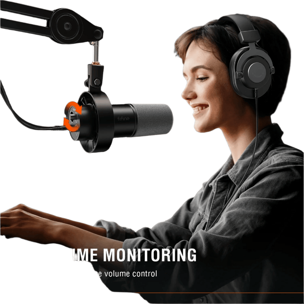 XLR Microphone with Shock Mount Touch-mute K688 - TKINGS