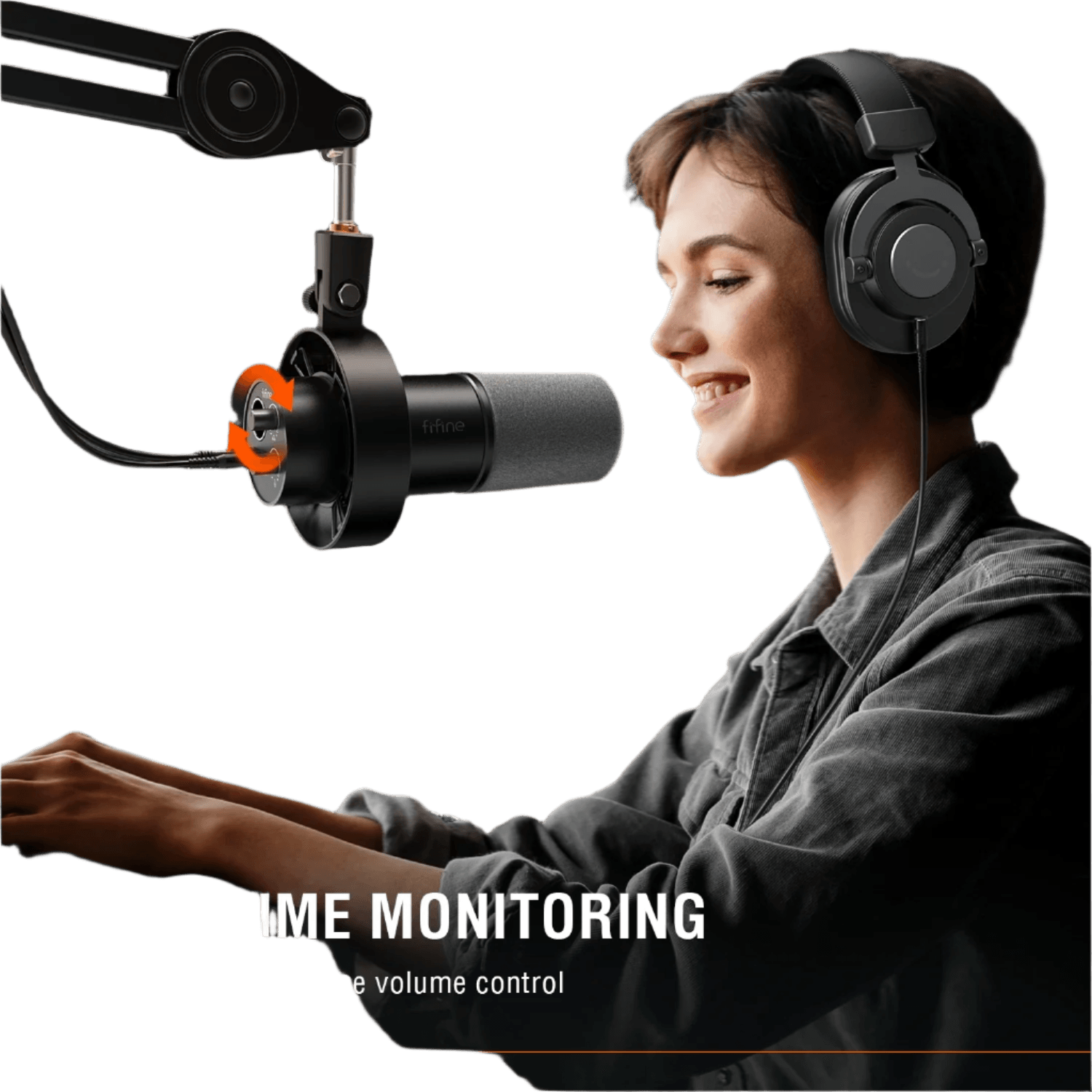 XLR Microphone with Shock Mount Touch-mute K688 - TKINGS