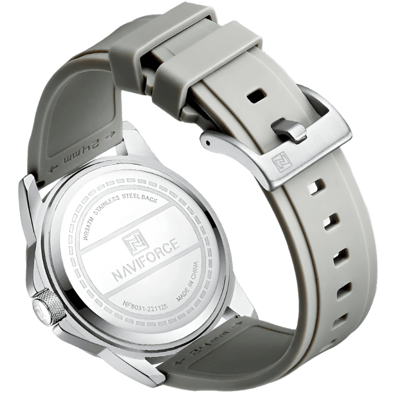 NAVIFORCE Watch Silicone Band Military Sports Waterproof Quartz - TKINGS