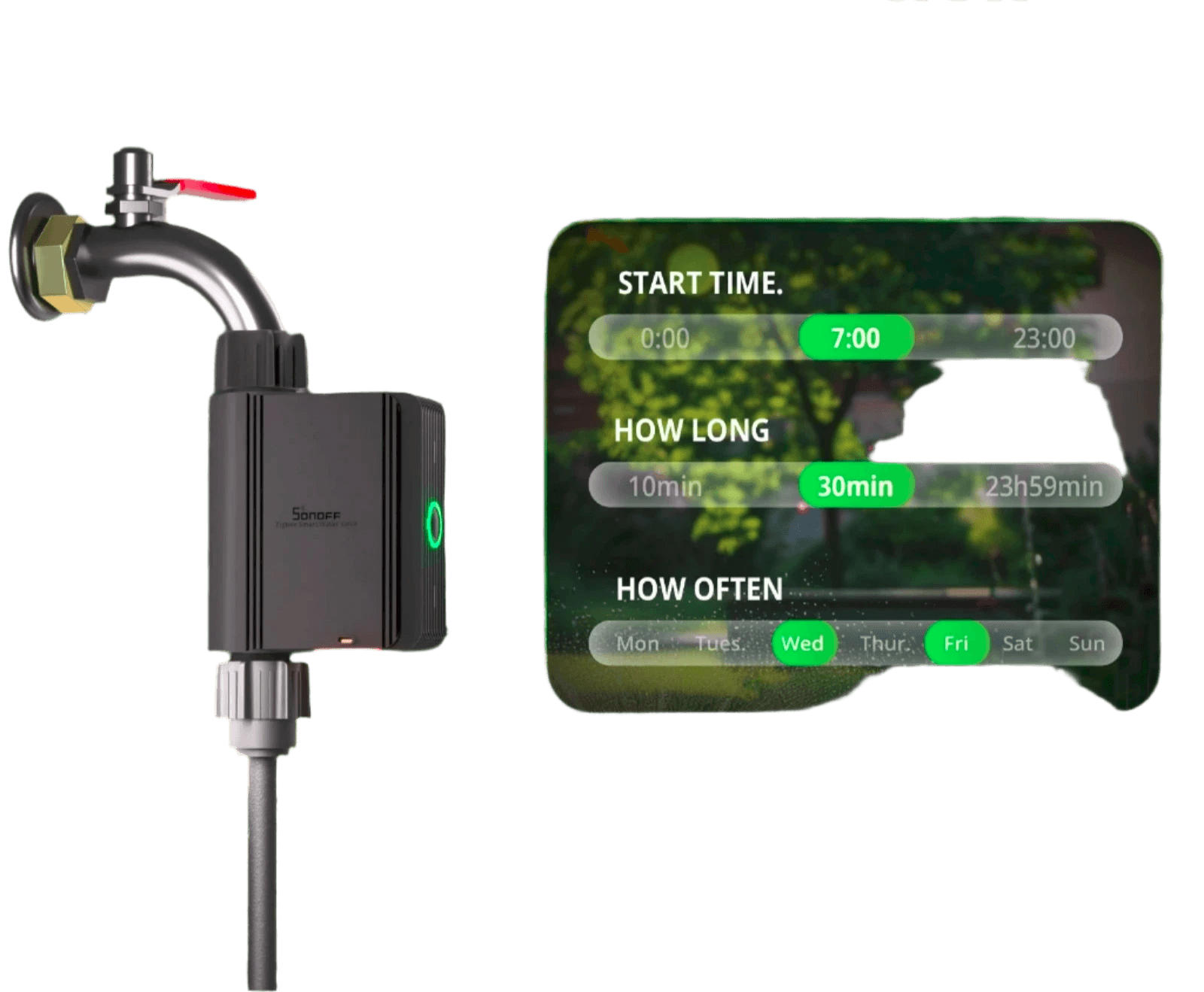 Zigbee 3.0 Smart Water Valve IP55 Automatic Irrigation System - TKINGS